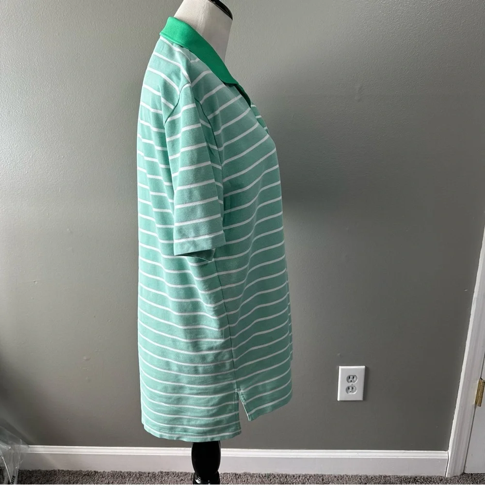Polo golf performance Ralph‎ Lauren men’s M polo shirt green with white stripes